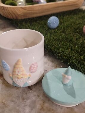 Adorable Gnome Easter Canister